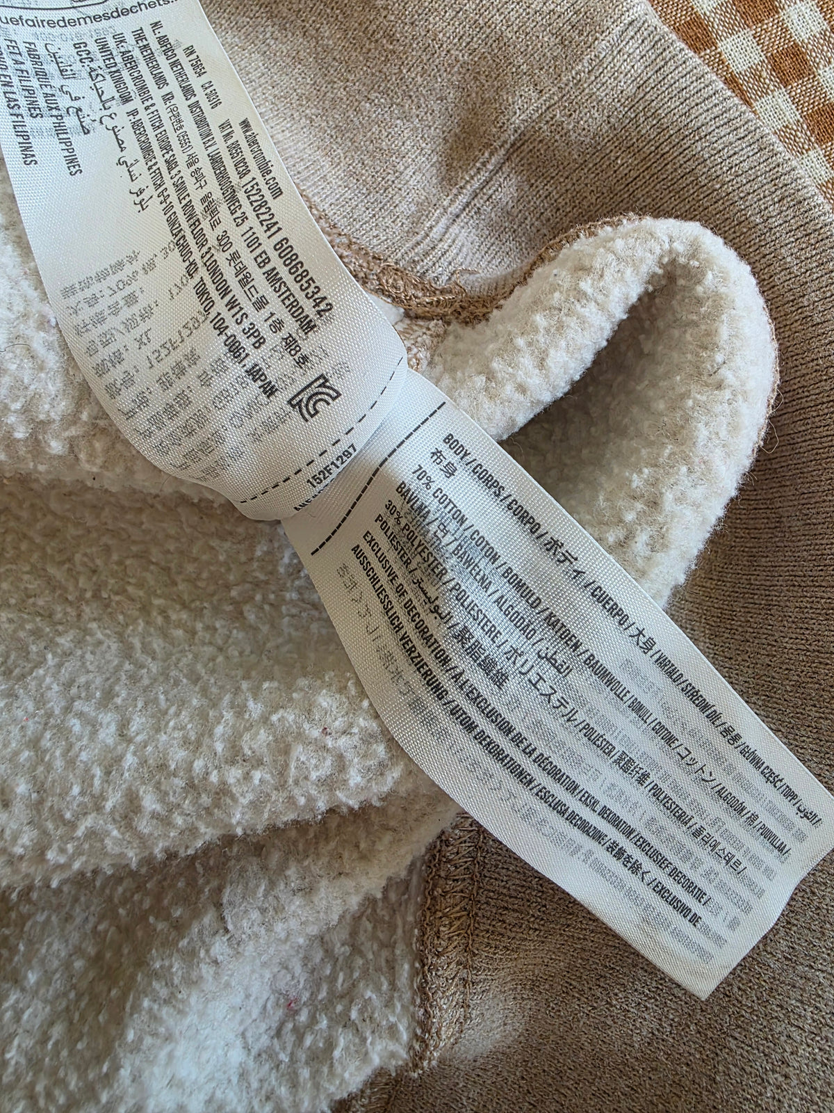 Abercrombie Oversized Henley Sweatshirt (XL)