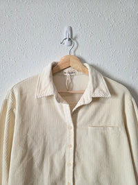My Mum Made It Corduroy Button Up (S)