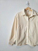 My Mum Made It Corduroy Button Up (S)