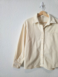 My Mum Made It Corduroy Button Up (S)