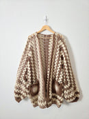 Hand Crochet Chunky Cardigan (XL-3X)