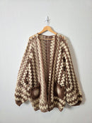 Hand Crochet Chunky Cardigan (XL-3X)