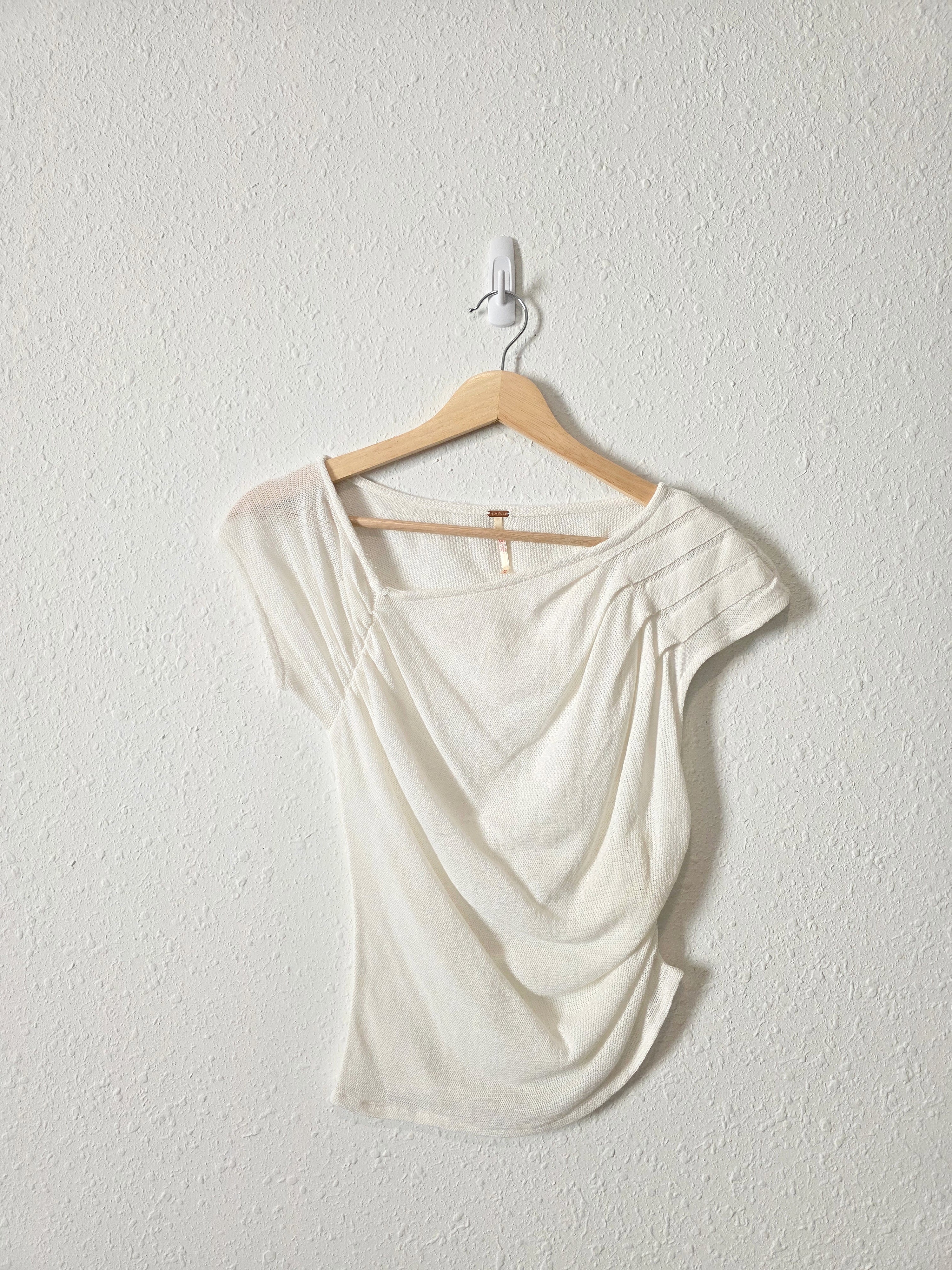 Free People Cotton Knit Tee (XS)
