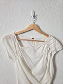 Free People Cotton Knit Tee (XS)