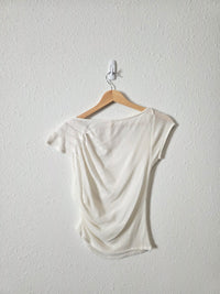 Free People Cotton Knit Tee (XS)