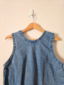 Abercrombie Denim Eyelet Tank (L)
