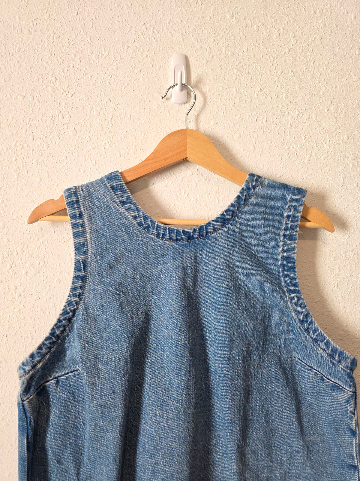 Abercrombie Denim Eyelet Tank (L)