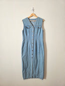 Vintage Denim Midi/Maxi Dress (8)