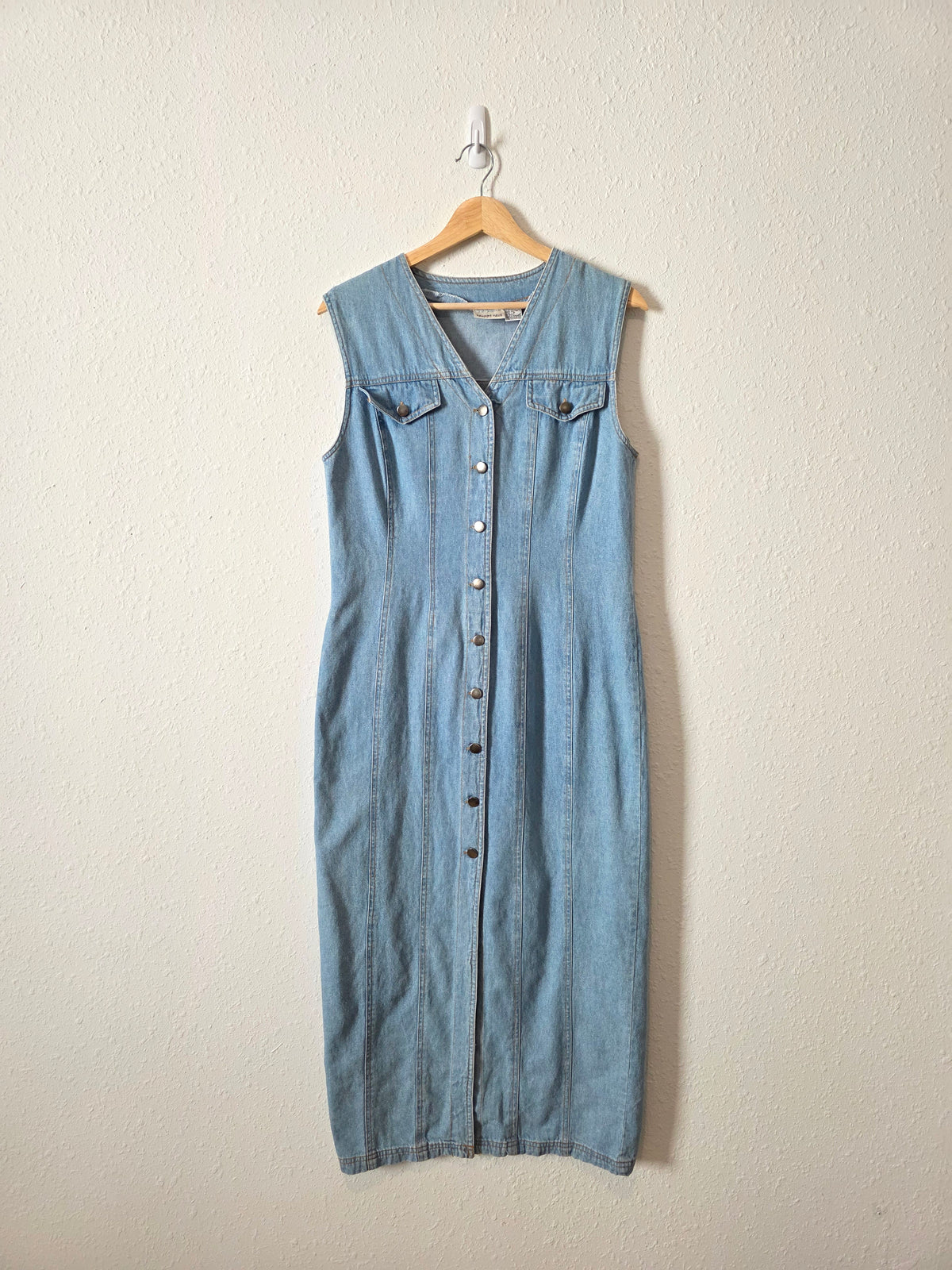 Vintage Denim Midi/Maxi Dress (8)
