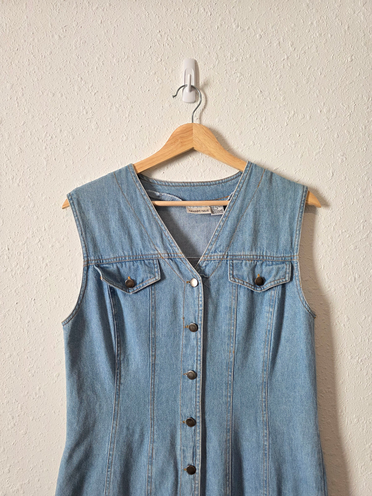 Vintage Denim Midi/Maxi Dress (8)