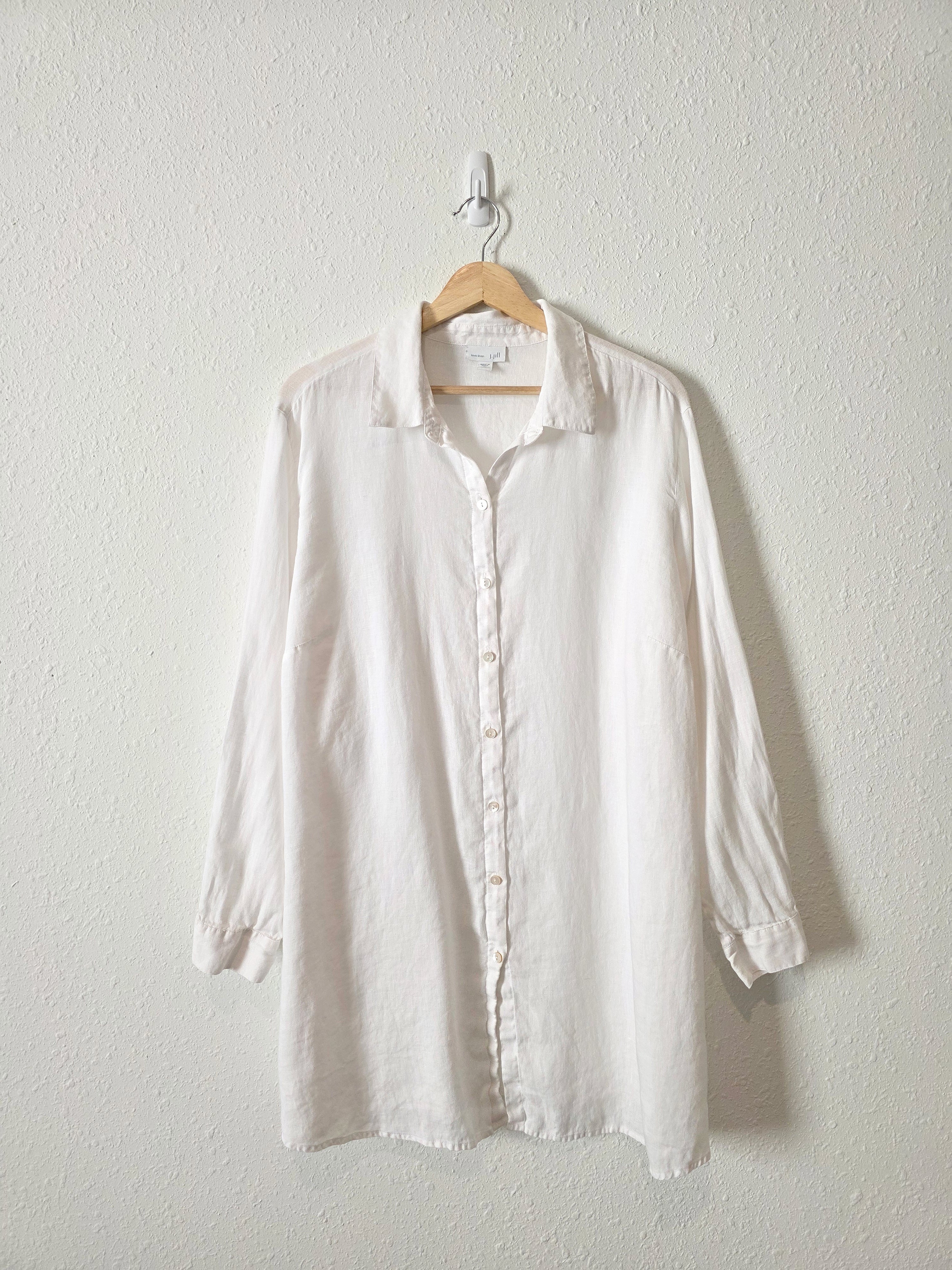 J.Jill Linen Button Up Tunic (2X)