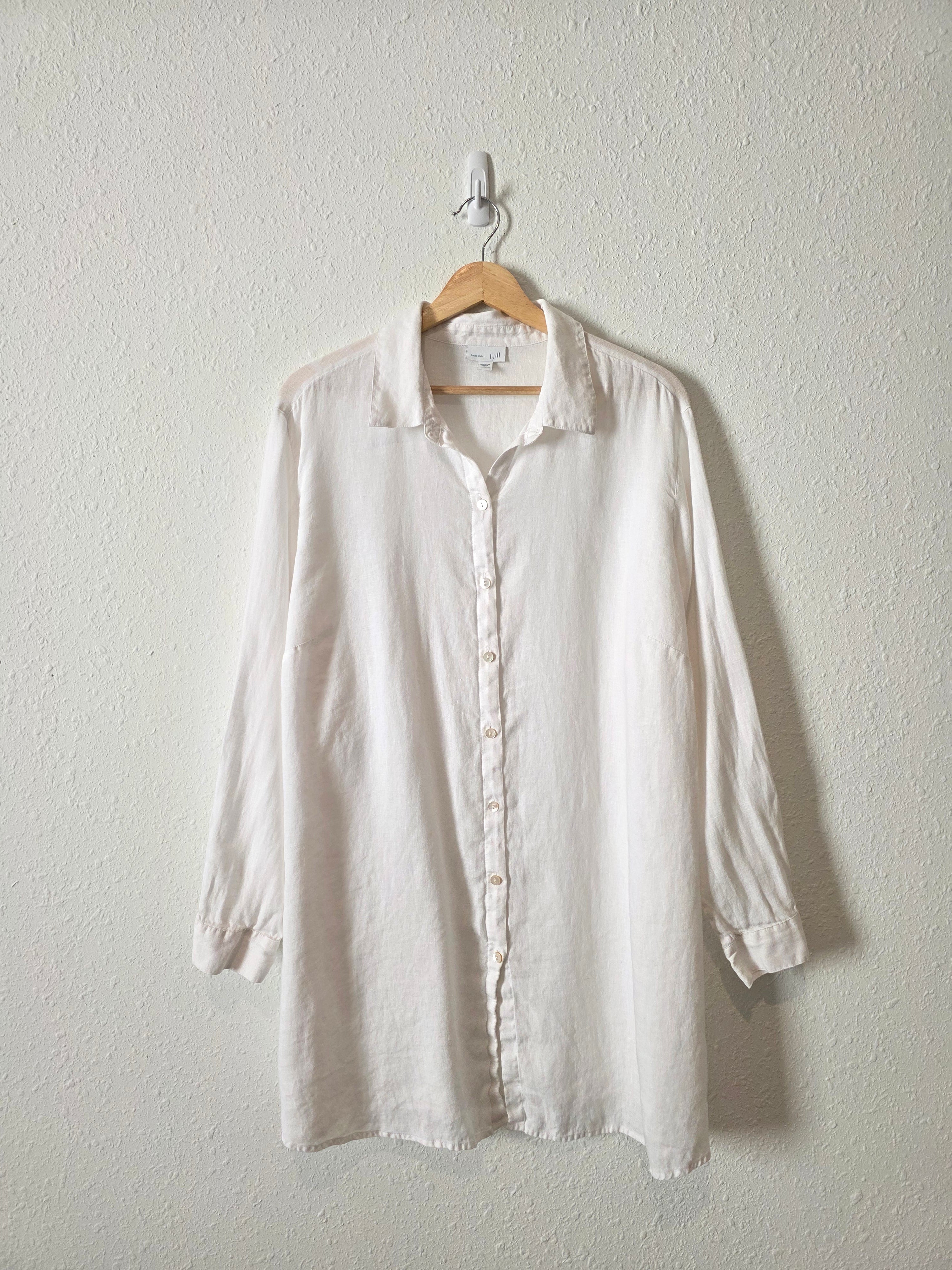 J.Jill Linen Button Up Tunic (2X)