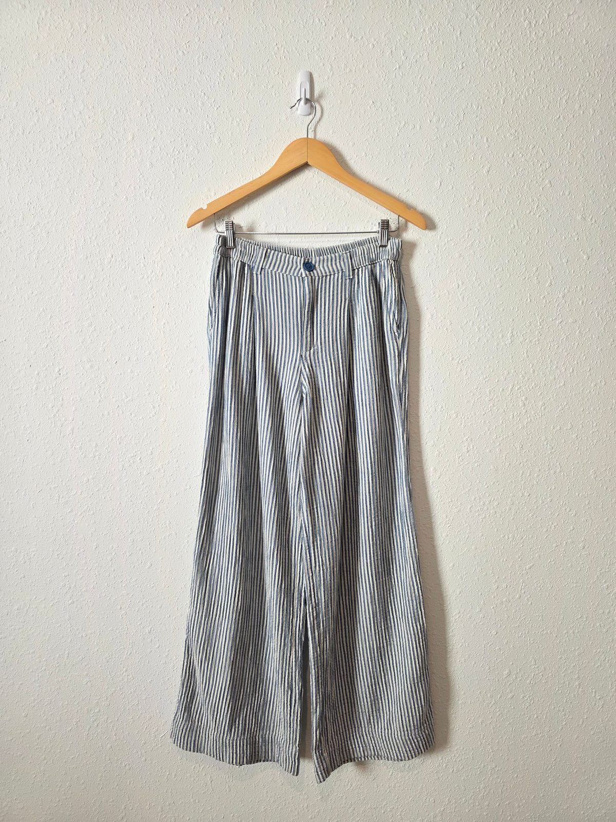Aerie Striped Wide Leg Pants (M)