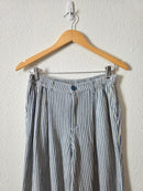 Aerie Striped Wide Leg Pants (M)