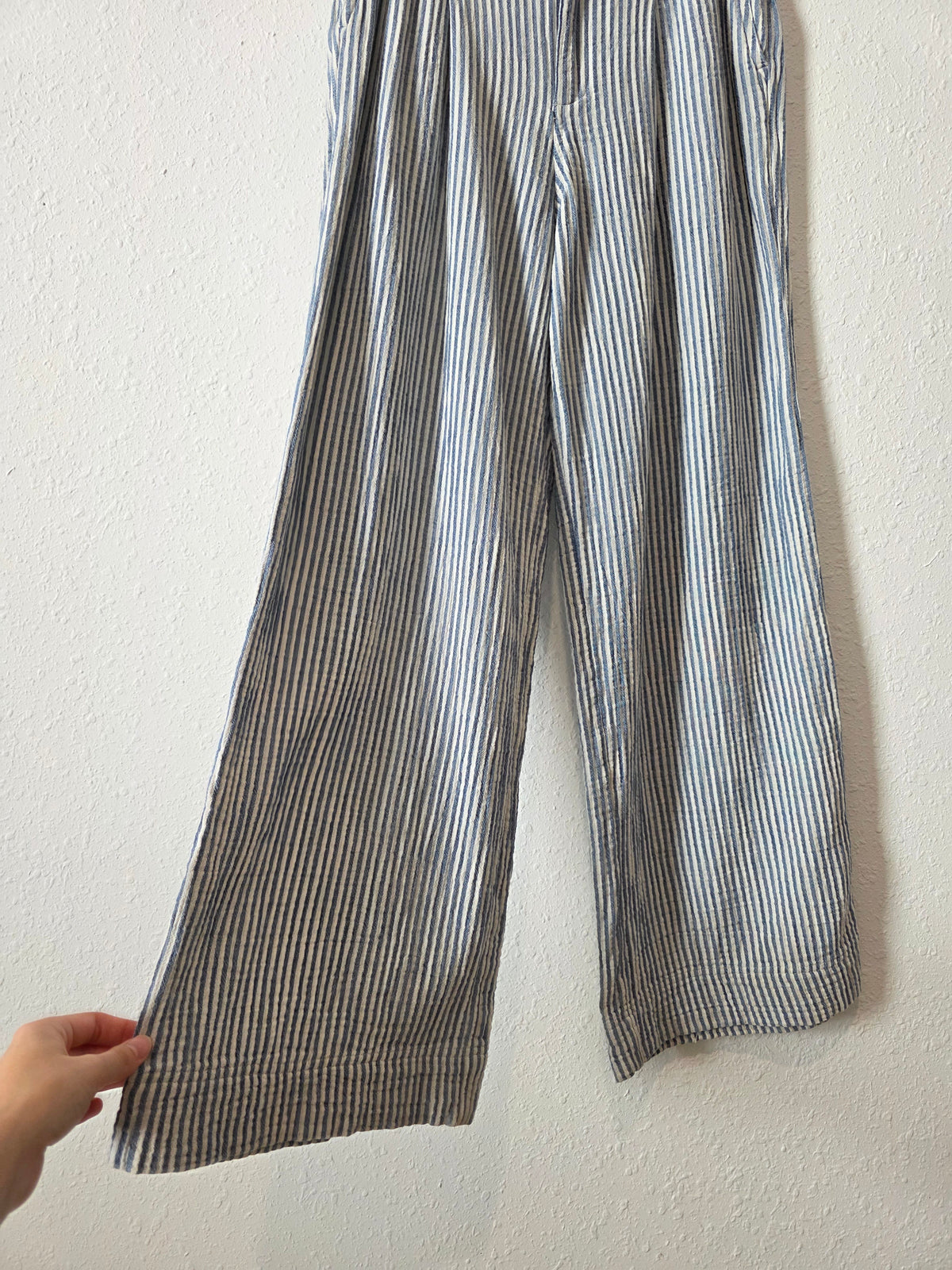 Aerie Striped Wide Leg Pants (M)