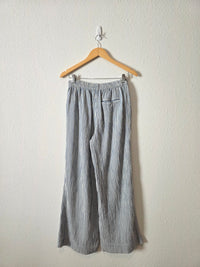 Aerie Striped Wide Leg Pants (M)