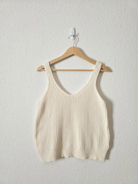 John + Jenn Cotton Knit Tank (M)