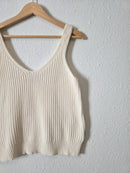 John + Jenn Cotton Knit Tank (M)
