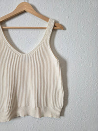 John + Jenn Cotton Knit Tank (M)