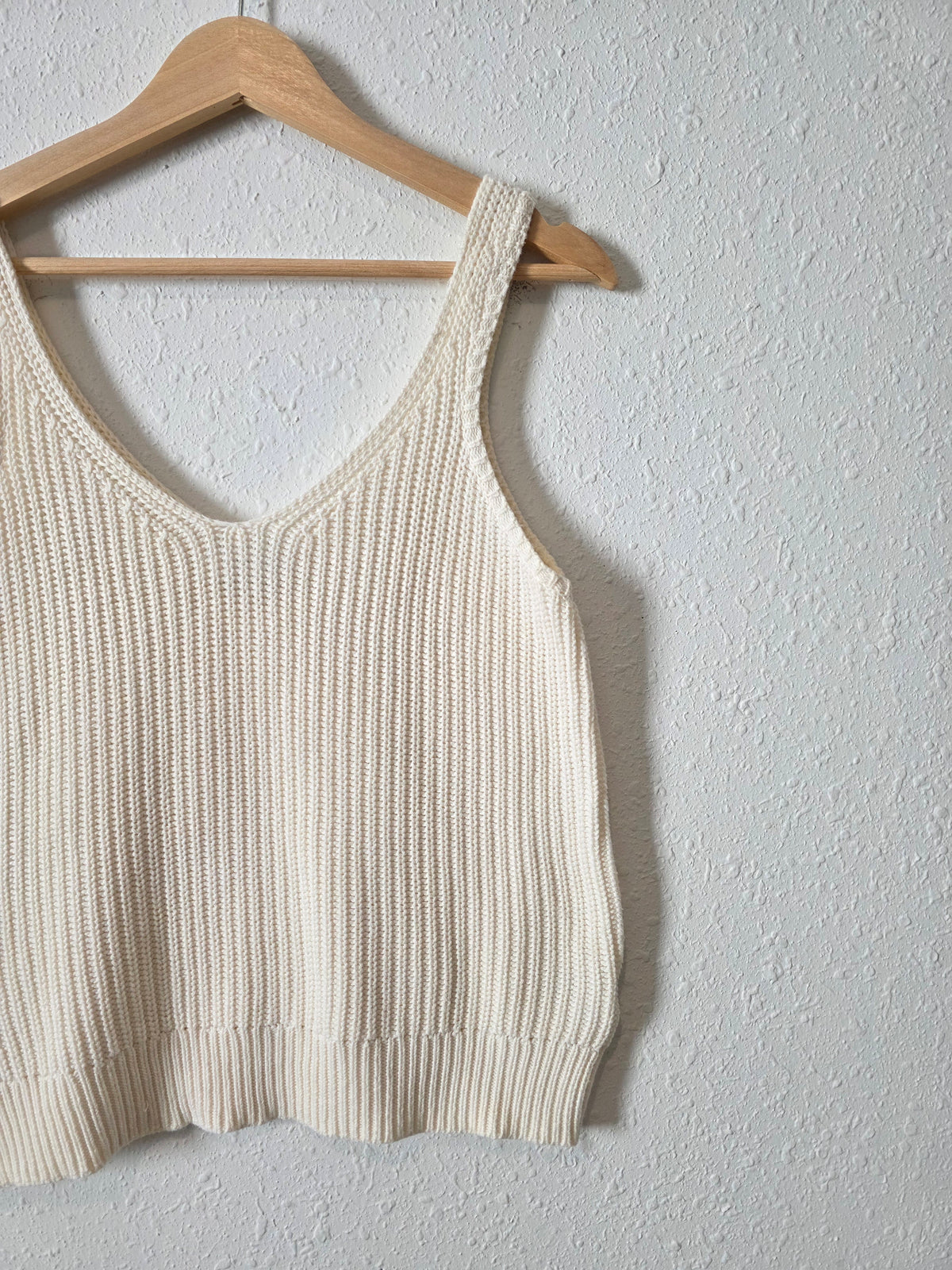 John + Jenn Cotton Knit Tank (M)