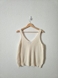 John + Jenn Cotton Knit Tank (M)