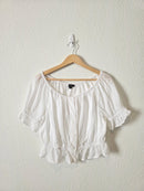J.Crew Textured Cotton Top (M)