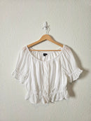 J.Crew Textured Cotton Top (M)