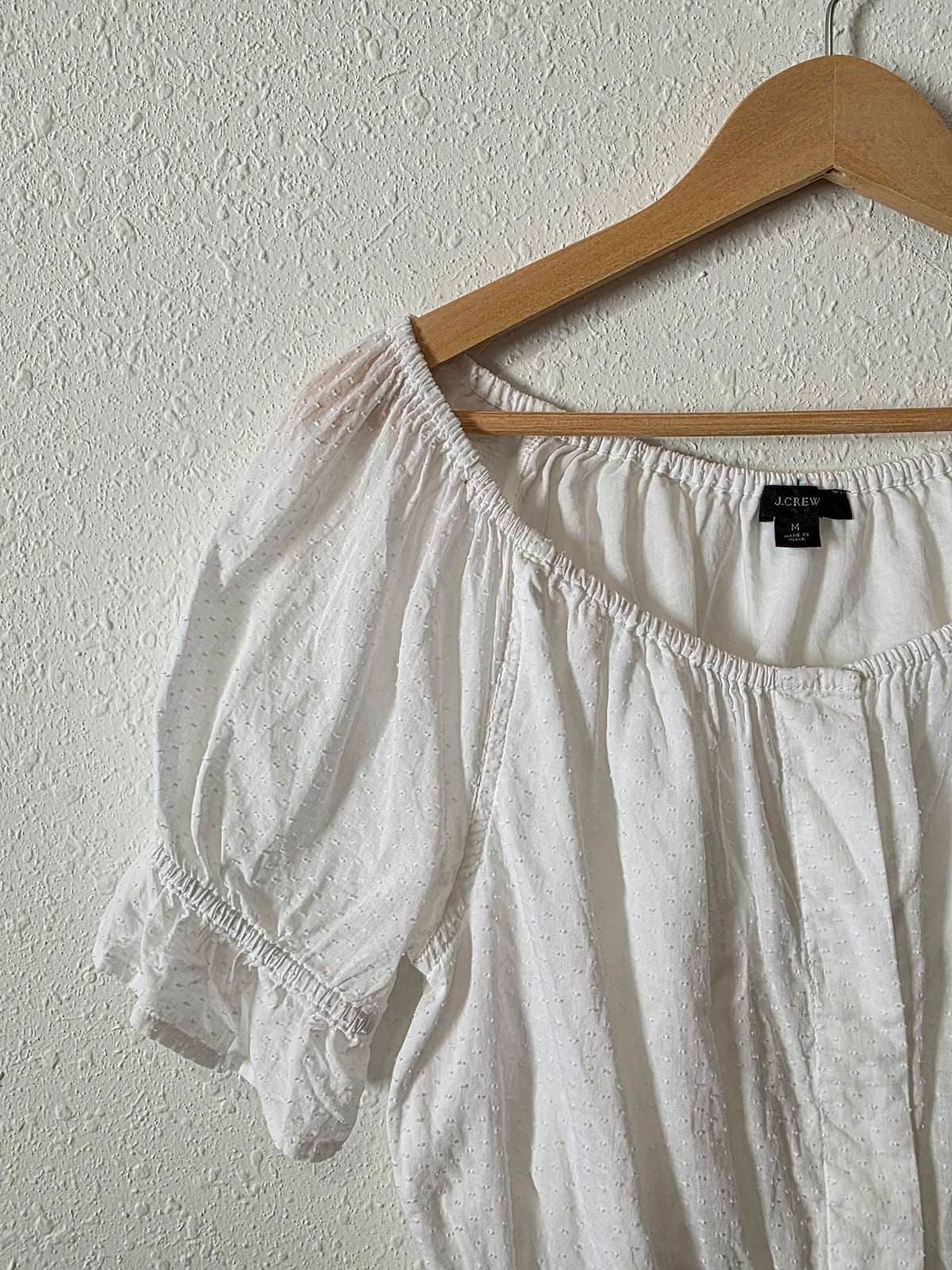 J.Crew Textured Cotton Top (M)
