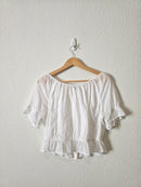J.Crew Textured Cotton Top (M)