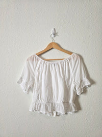 J.Crew Textured Cotton Top (M)