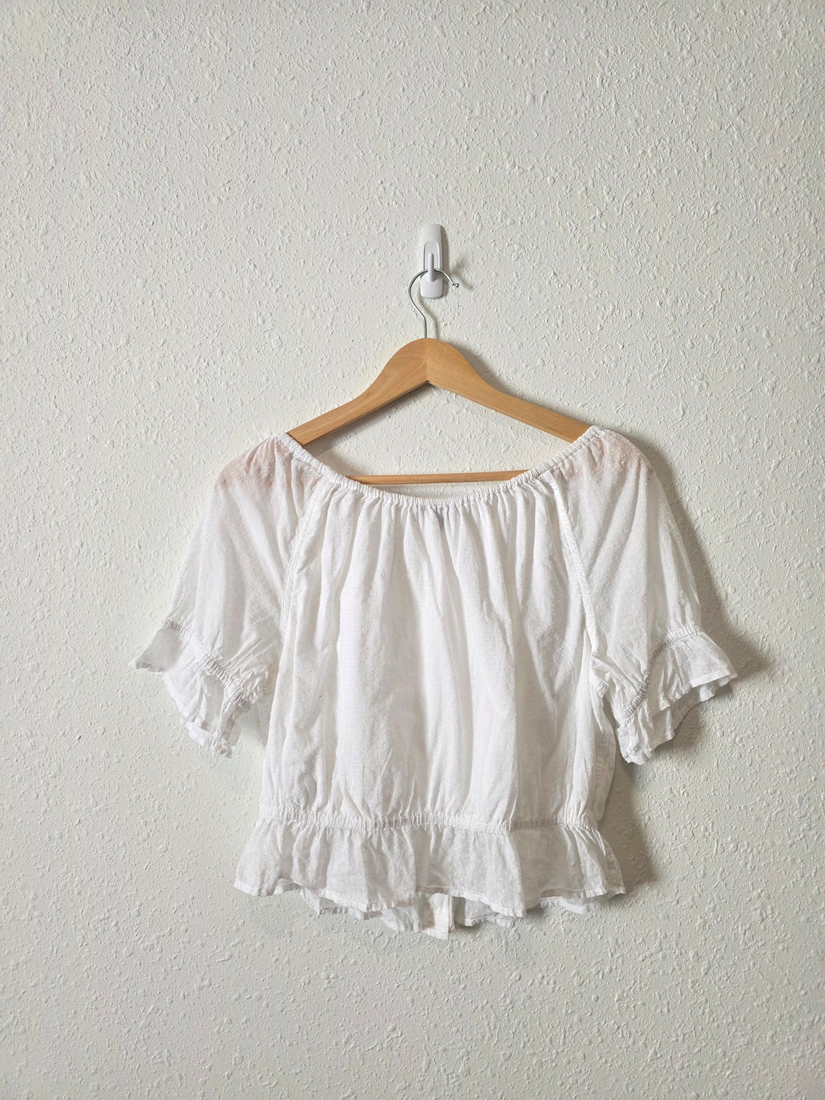J.Crew Textured Cotton Top (M)