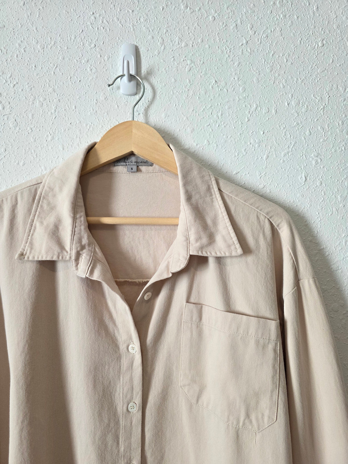 Oversized Button Up Shirt (S)