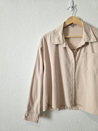Oversized Button Up Shirt (S)