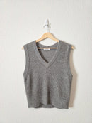 Madewell Cropped Knit Vest (L)