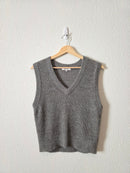 Madewell Cropped Knit Vest (L)