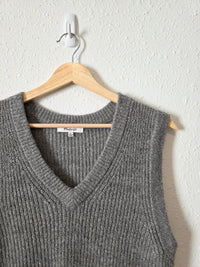 Madewell Cropped Knit Vest (L)