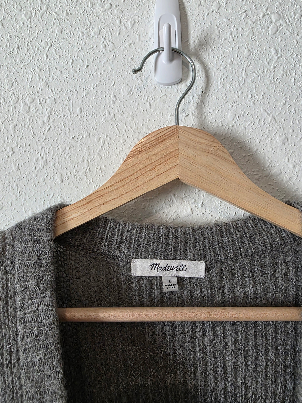 Madewell Cropped Knit Vest (L)