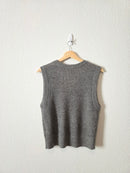 Madewell Cropped Knit Vest (L)
