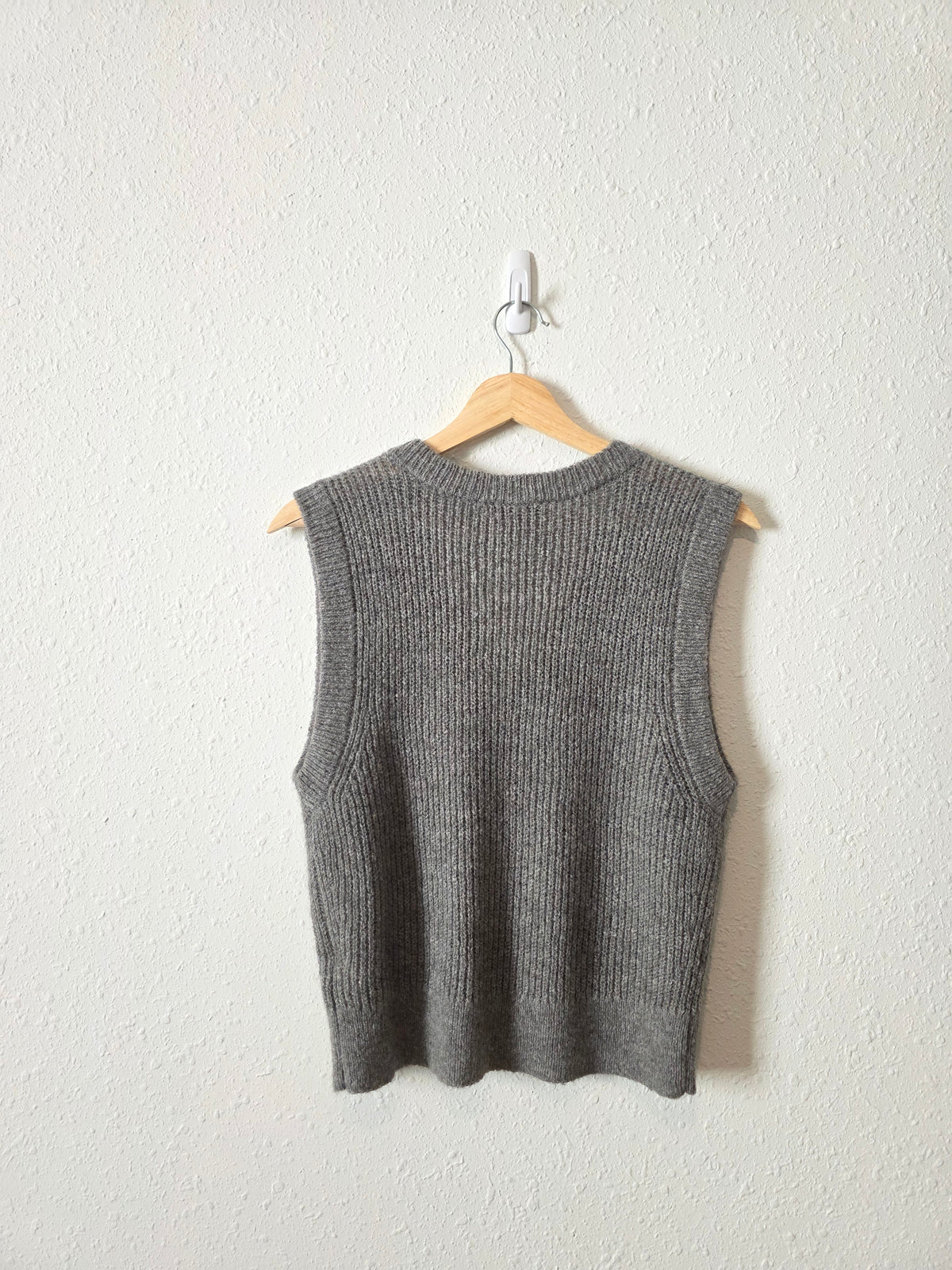 Madewell Cropped Knit Vest (L)