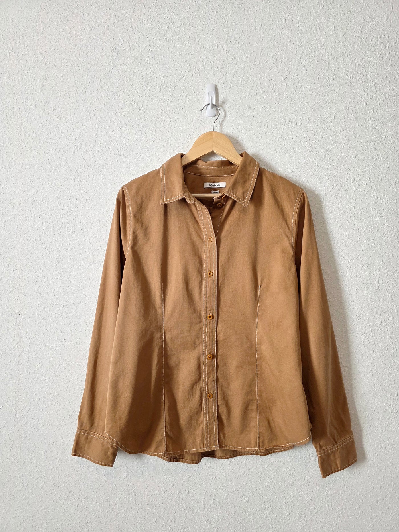 NEW Madewell Cotton Button Up Shirt (14)