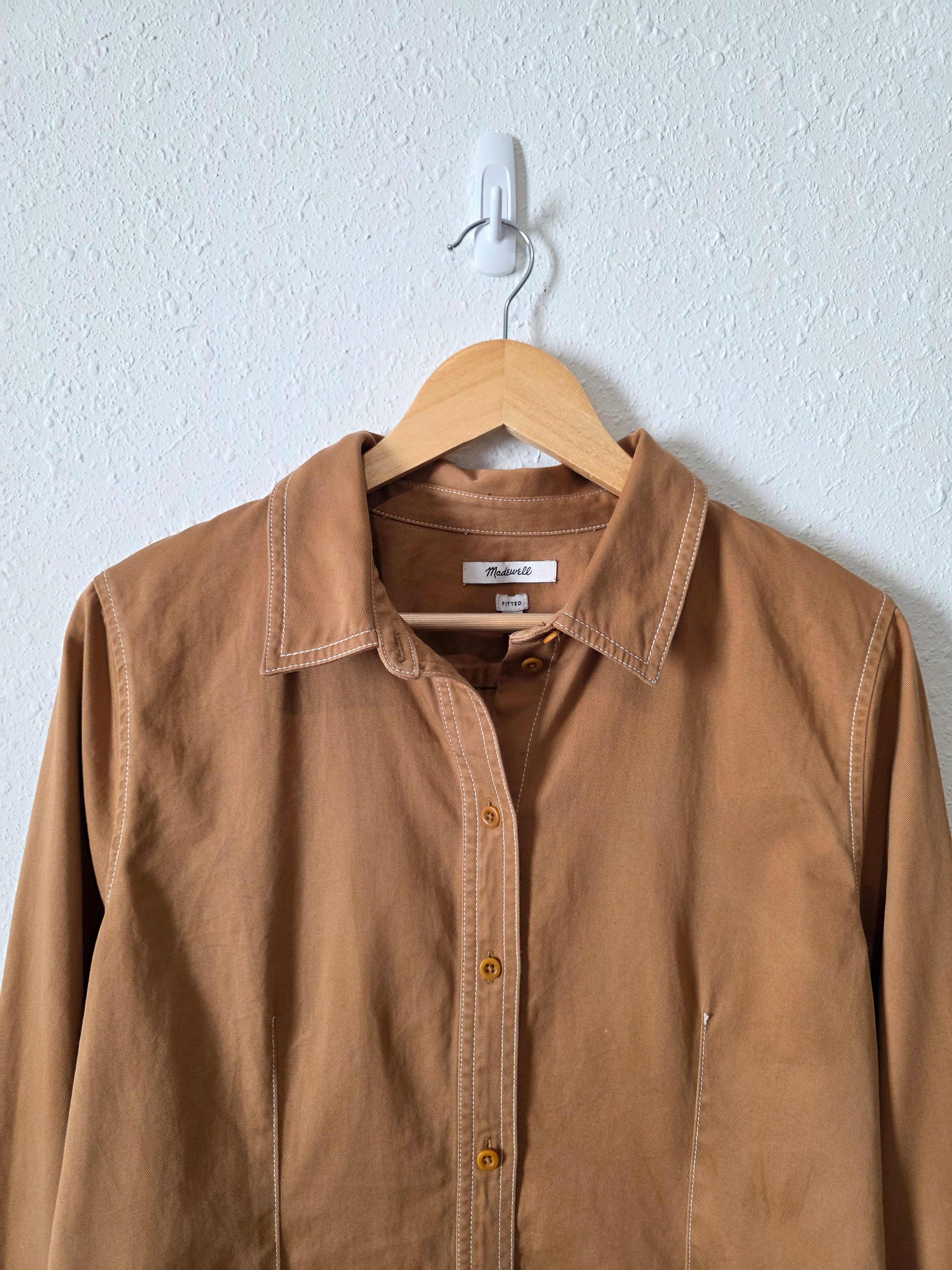 NEW Madewell Cotton Button Up Shirt (14)