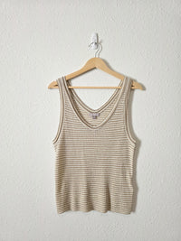 J.Crew Merino Linen Blend Knit Tank (XL)