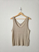 J.Crew Merino Linen Blend Knit Tank (XL)