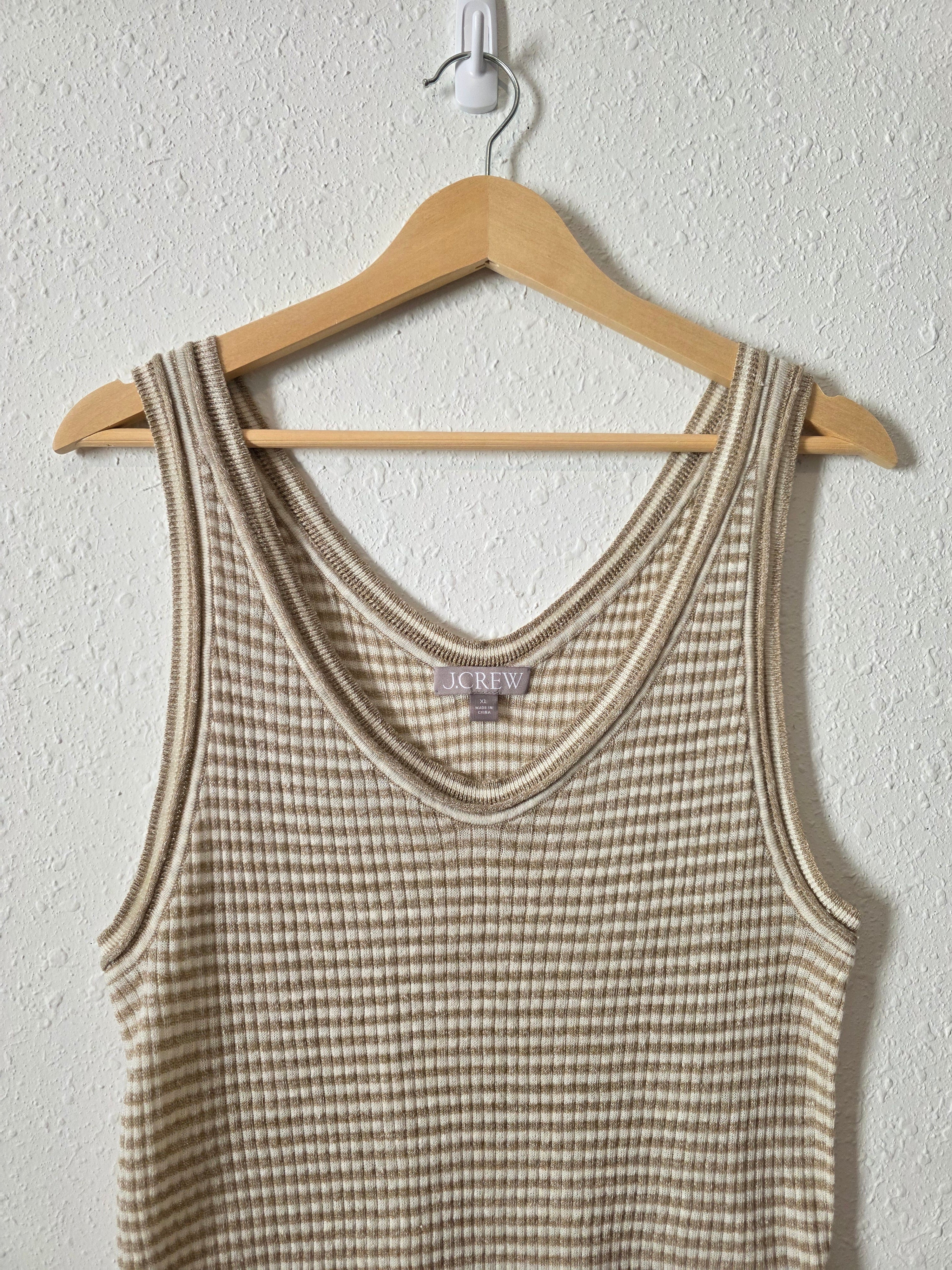 J.Crew Merino Linen Blend Knit Tank (XL)