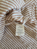 Neutral Striped Oversized Button Up (S)