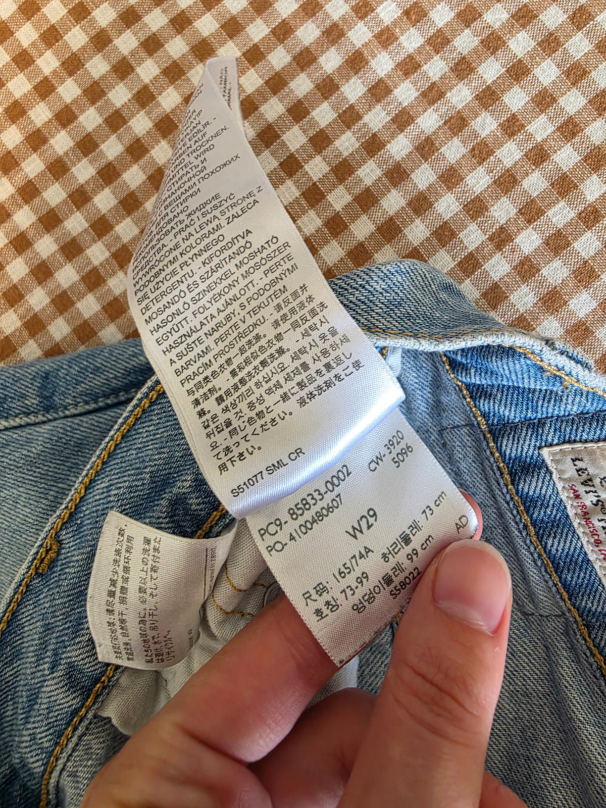 Levi's Mid Length Denim Shorts (29)
