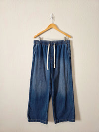 Gap Wide Leg Drawstring Jeans (L)