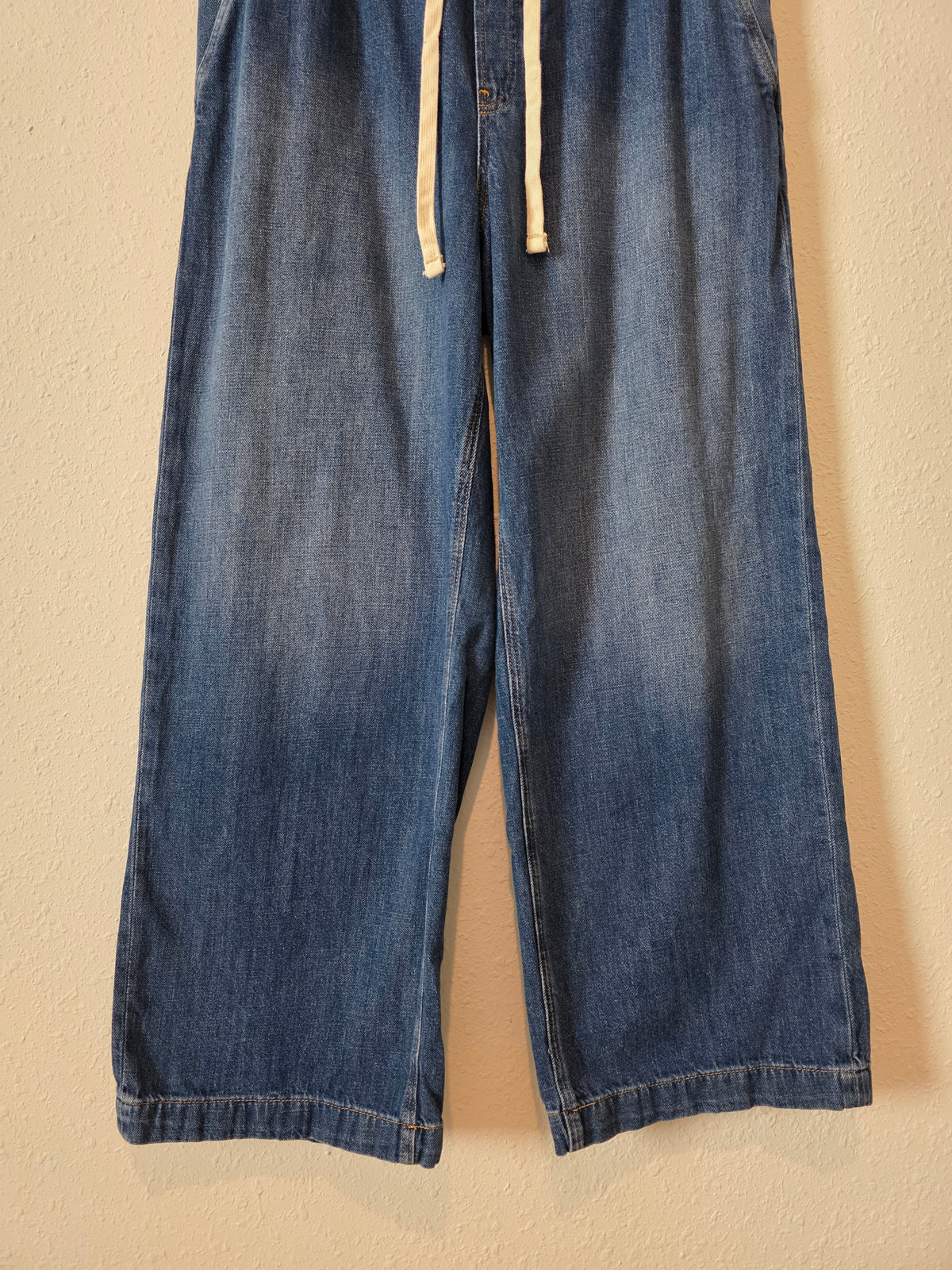 Gap Wide Leg Drawstring Jeans (L)