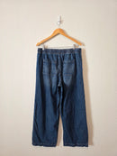 Gap Wide Leg Drawstring Jeans (L)
