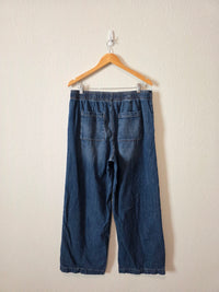 Gap Wide Leg Drawstring Jeans (L)